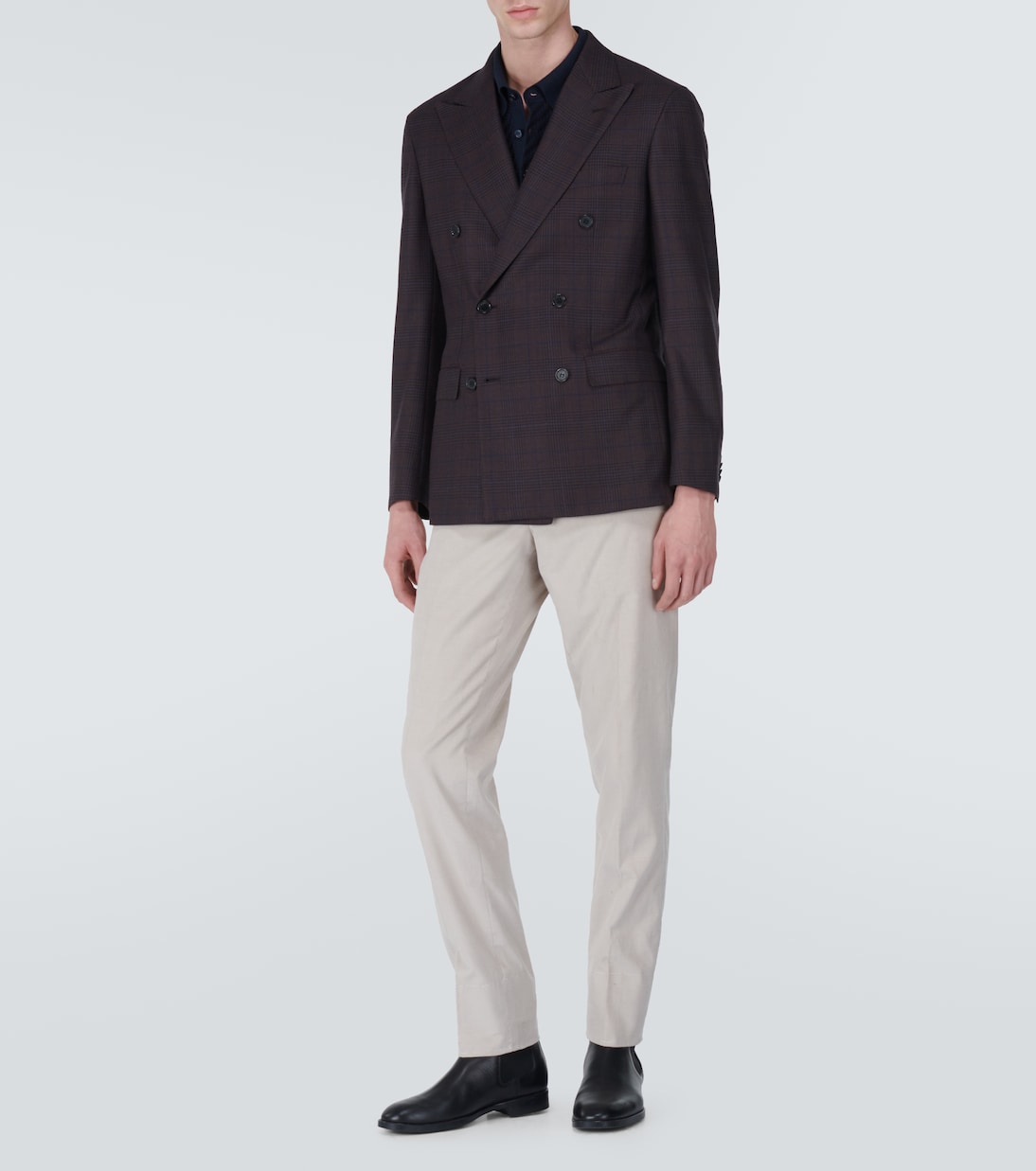 Polo in cotone, seta e cashmere | Brioni