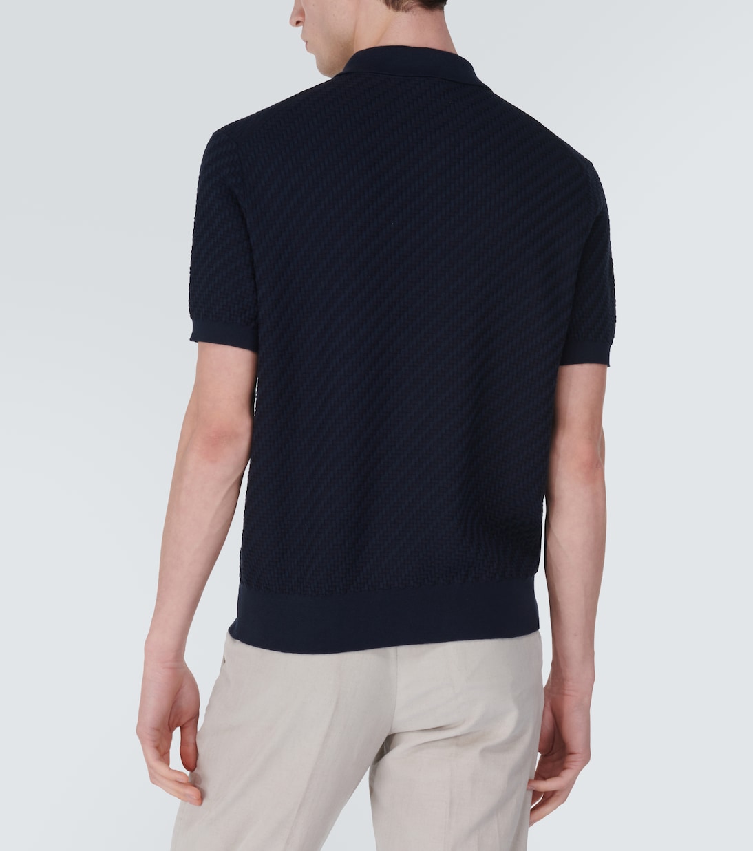 Polo in cotone, seta e cashmere | Brioni