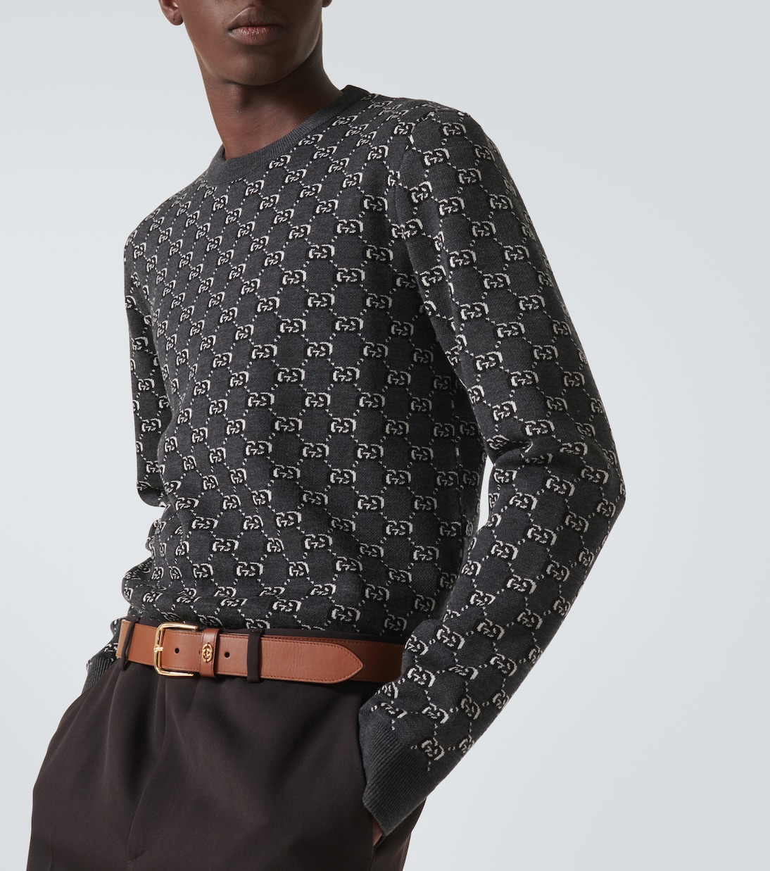 Sneakers Re-Web in canvas GG con suede | Gucci