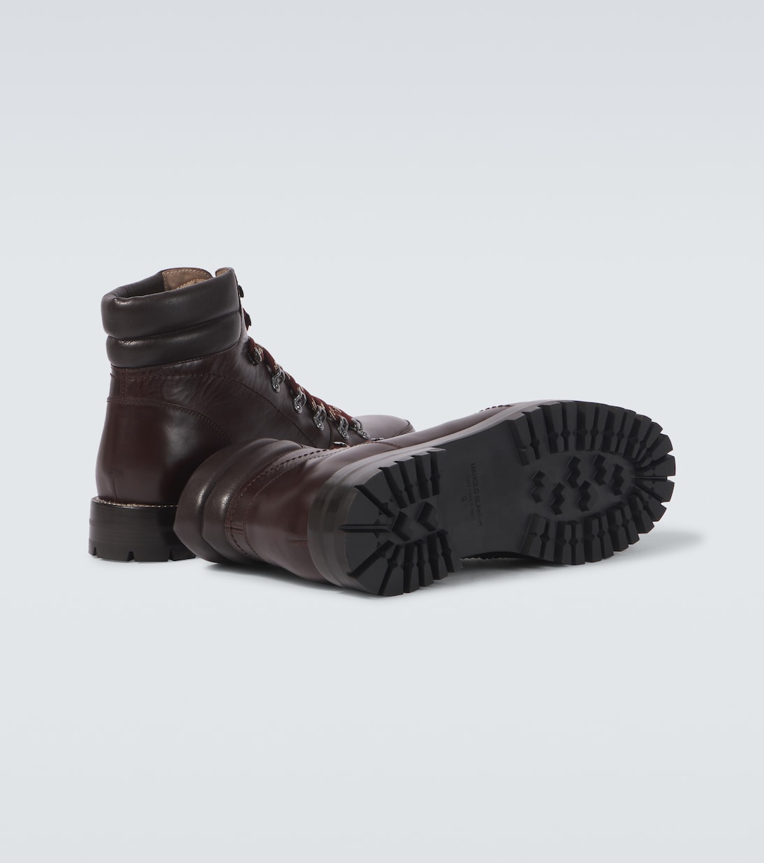 Schnürstiefel Janka aus Leder | Manolo Blahnik