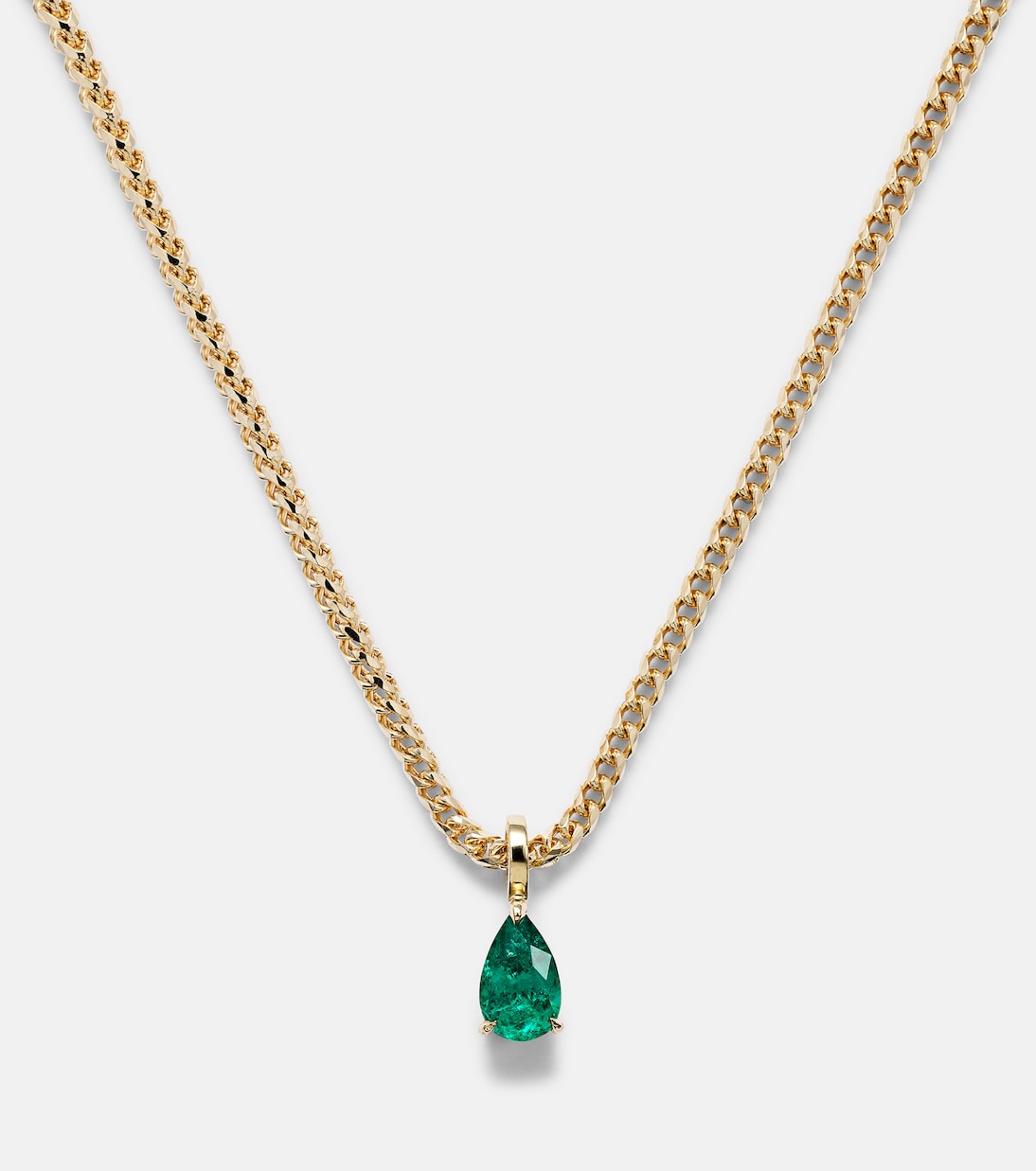 Collier en or 18 ct et émeraude | Anita Ko