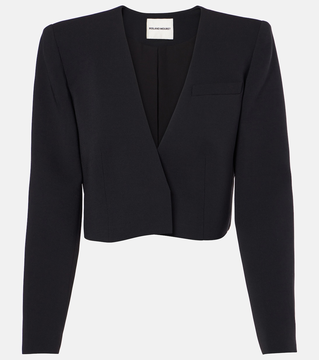Cropped silk and wool jacket | Roland Mouret