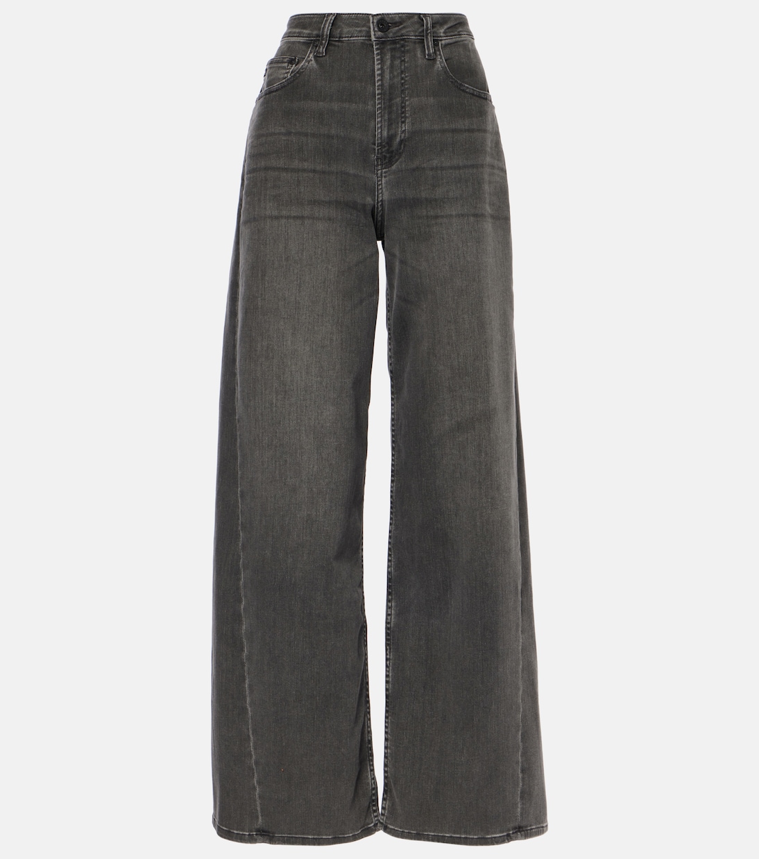 جينز بأرجل واسعة وخصر متوسط | AG Jeans