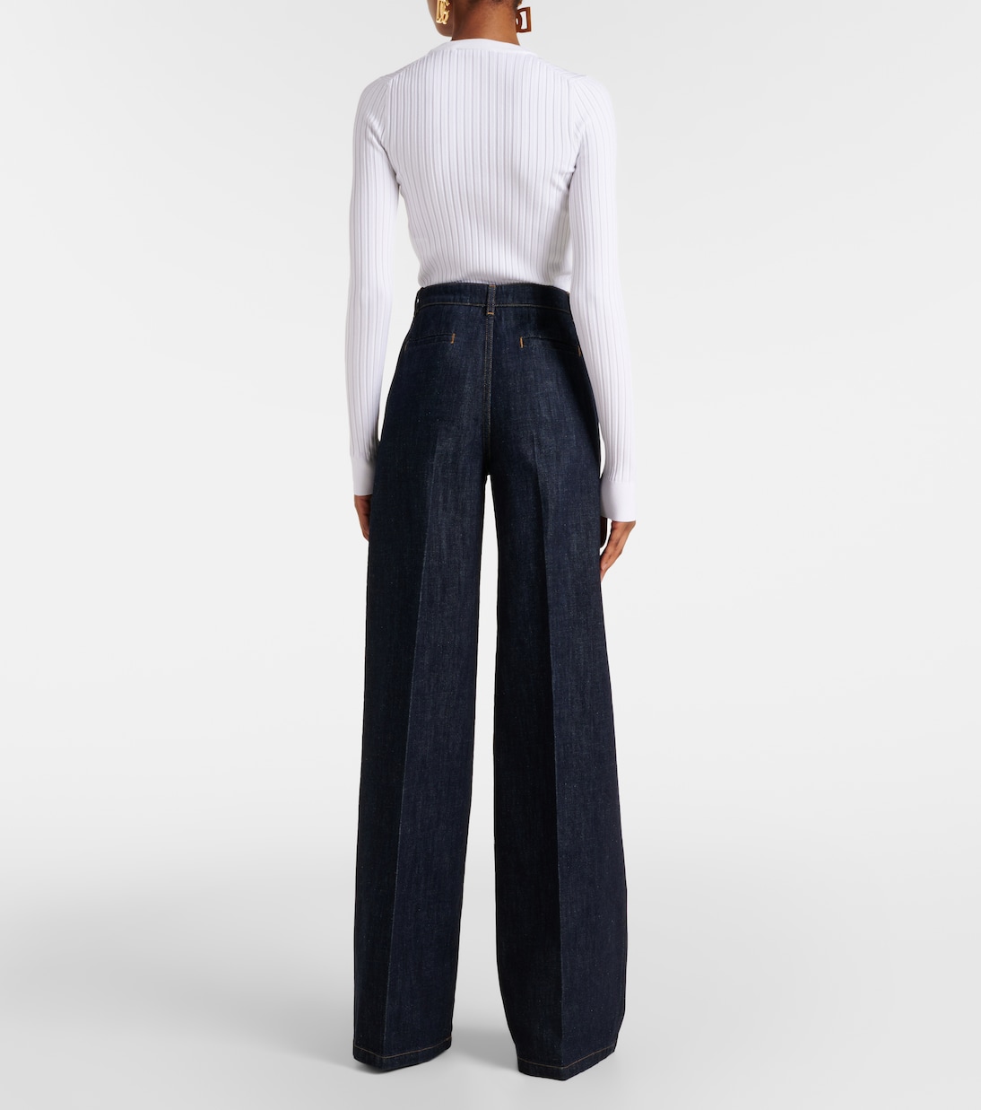 Jean évasé à taille mi-haute | Dolce&Gabbana