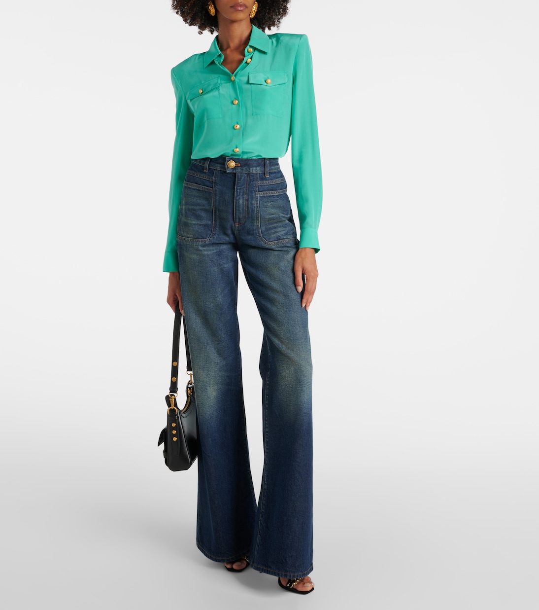 Silk Crêpe de Chine shirt | Balmain