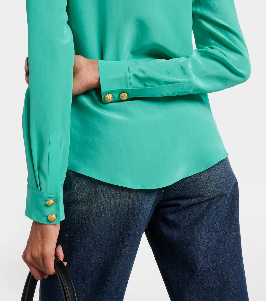 Silk Crêpe de Chine shirt | Balmain