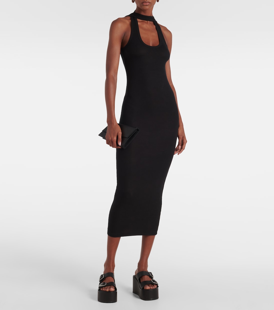 Maxikleid aus Rippstrick | Coperni