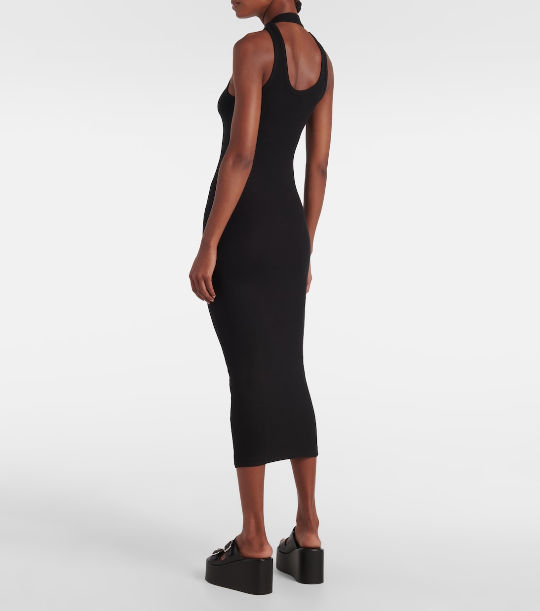 Maxikleid aus Rippstrick | Coperni