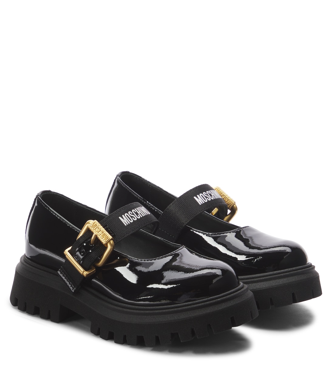 Patent leather Mary Jane flats | Moschino Kids