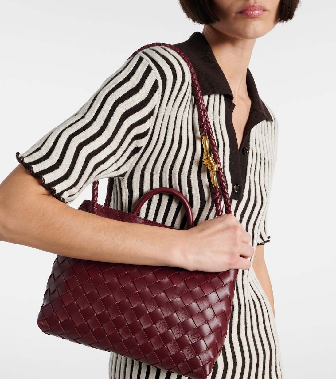 Tote Andiamo Small aus Leder | Bottega Veneta