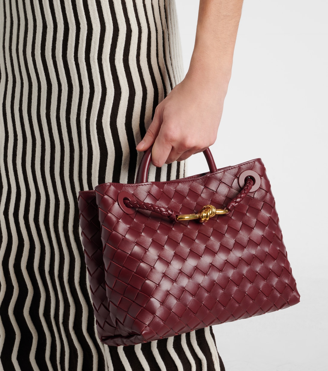 Tote Andiamo Small aus Leder | Bottega Veneta