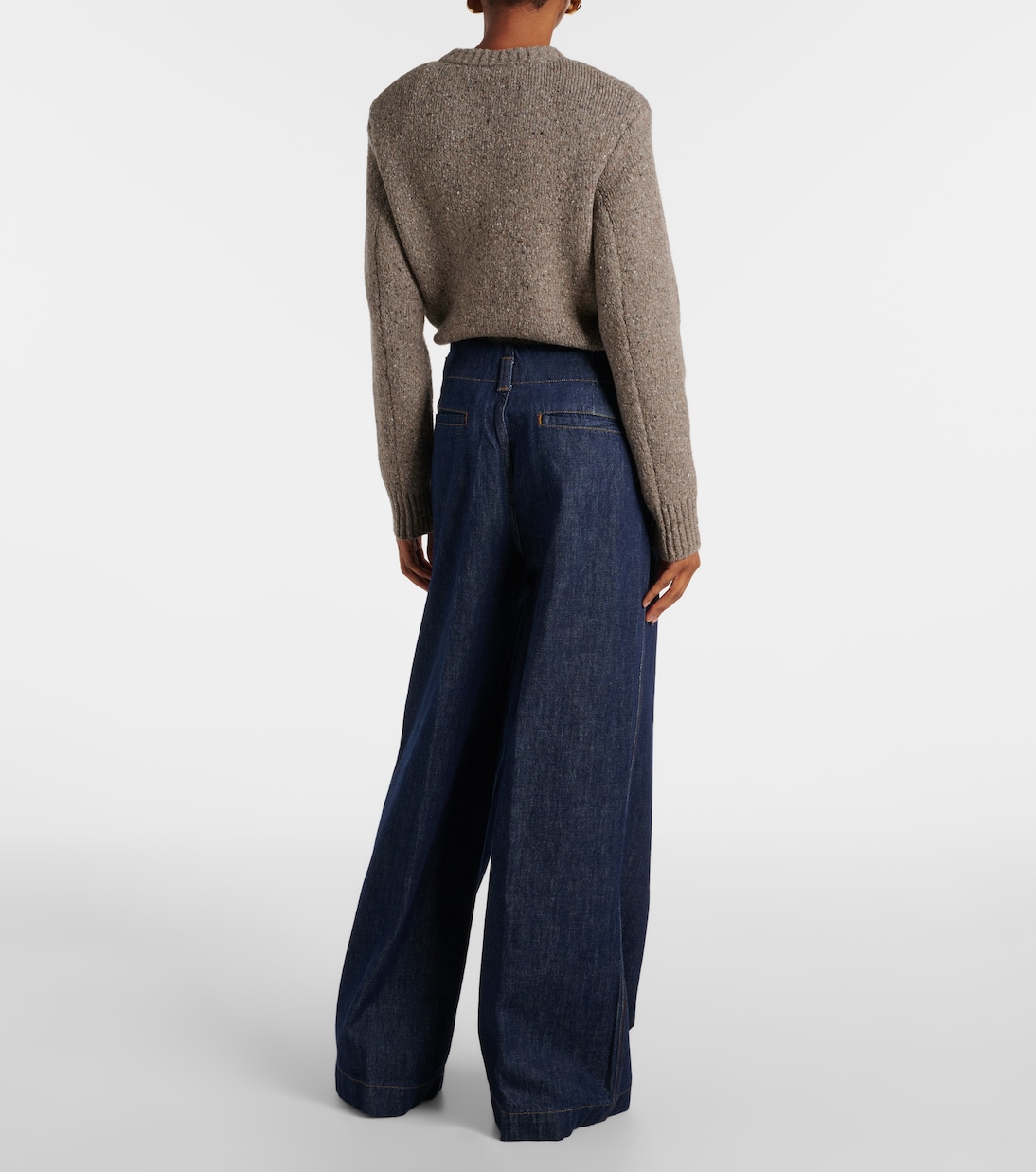 High-rise wide-leg jeans | Frame