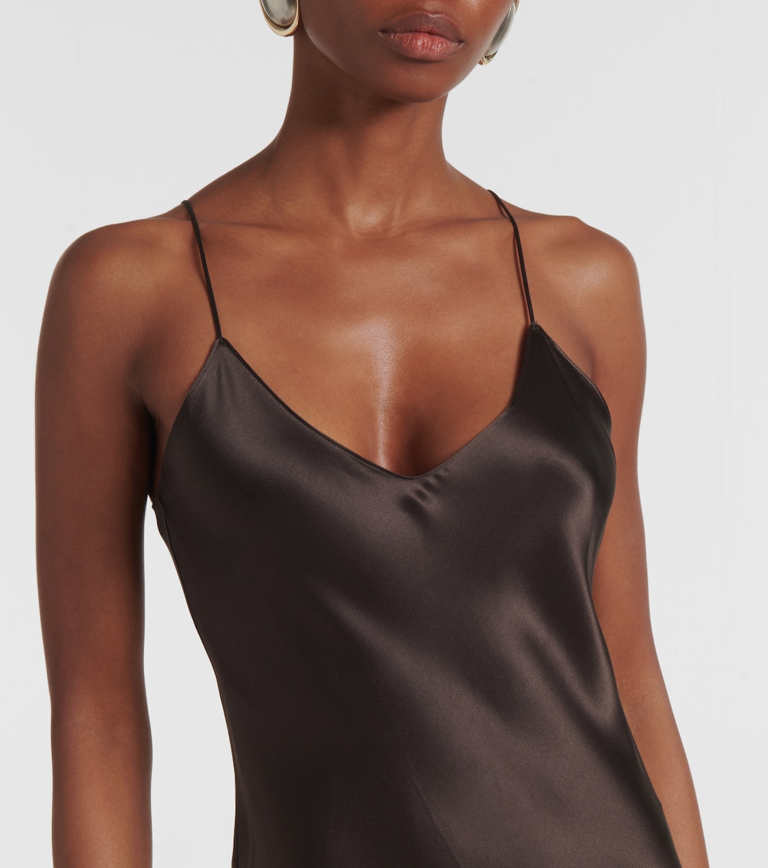 Robe longue Cami en soie | Nili Lotan