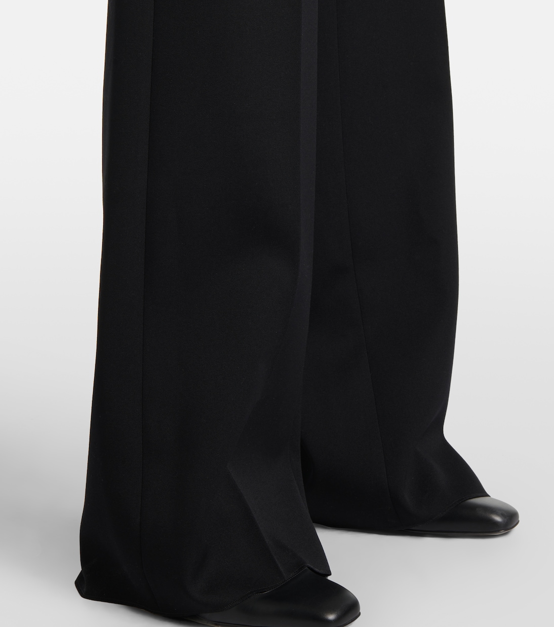 Grisaille virgin wool straight pants | Valentino