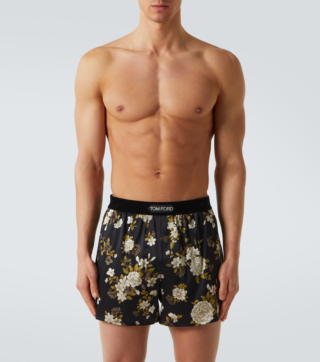 Floral silk-blend boxers | Tom Ford