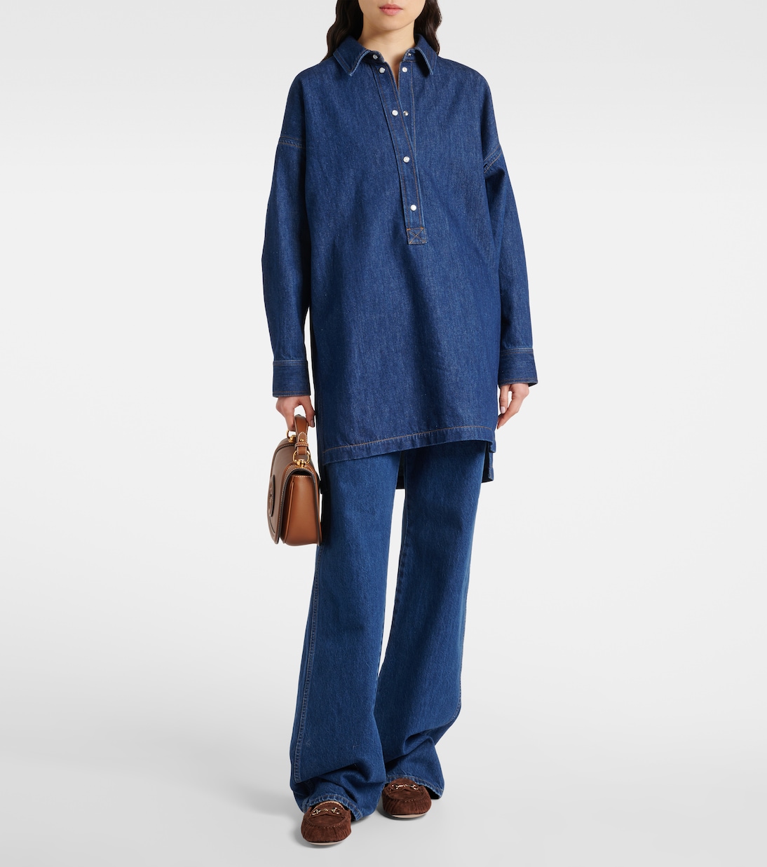 GG Horsebit suede ballet flats | Gucci