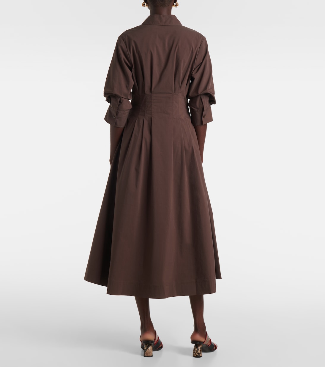 Robe midi en coton mélangé | Simkhai