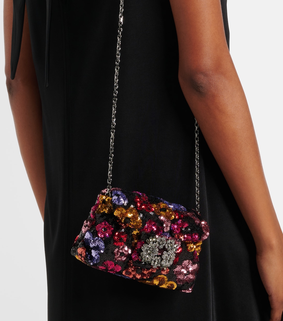 Efflorescence sequined clutch | Roger Vivier