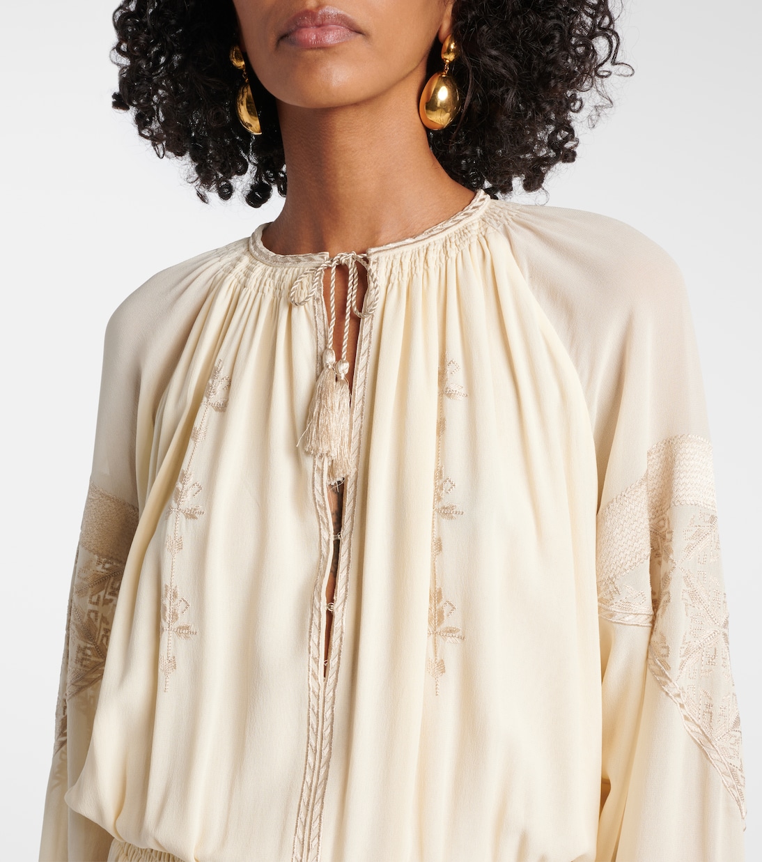 Abito lungo Odilia in seta | Isabel Marant