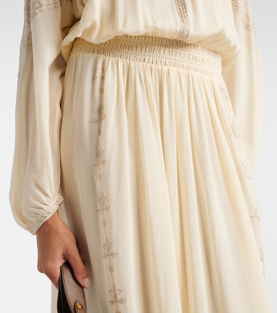 Abito lungo Odilia in seta | Isabel Marant