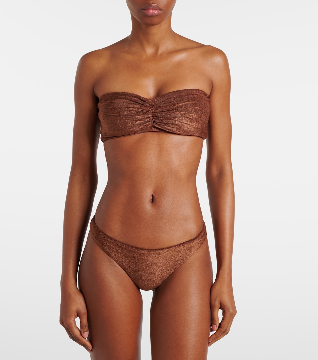 Terry bandeau bikini top | Jade Swim
