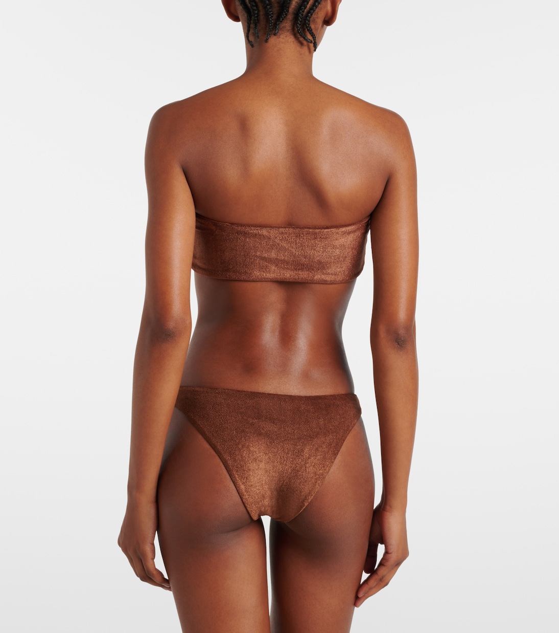 Terry bandeau bikini top | Jade Swim