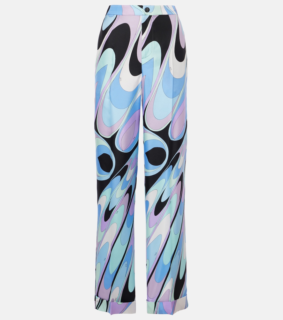 Pantaloni a gamba larga in twill di seta | Pucci