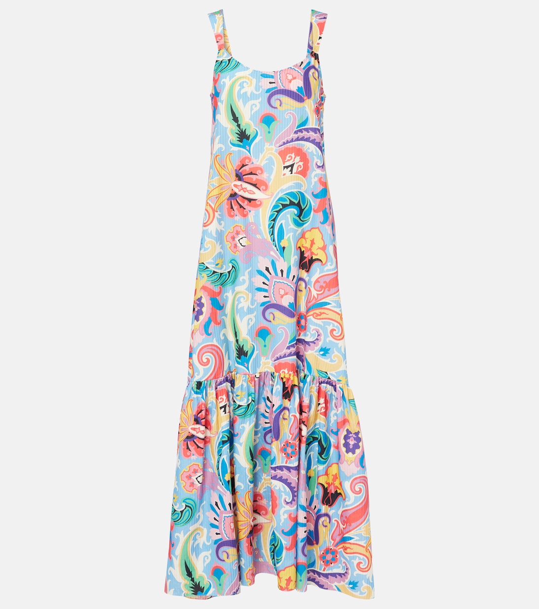 Bedrucktes Maxikleid aus Baumwolle und Seide | Etro