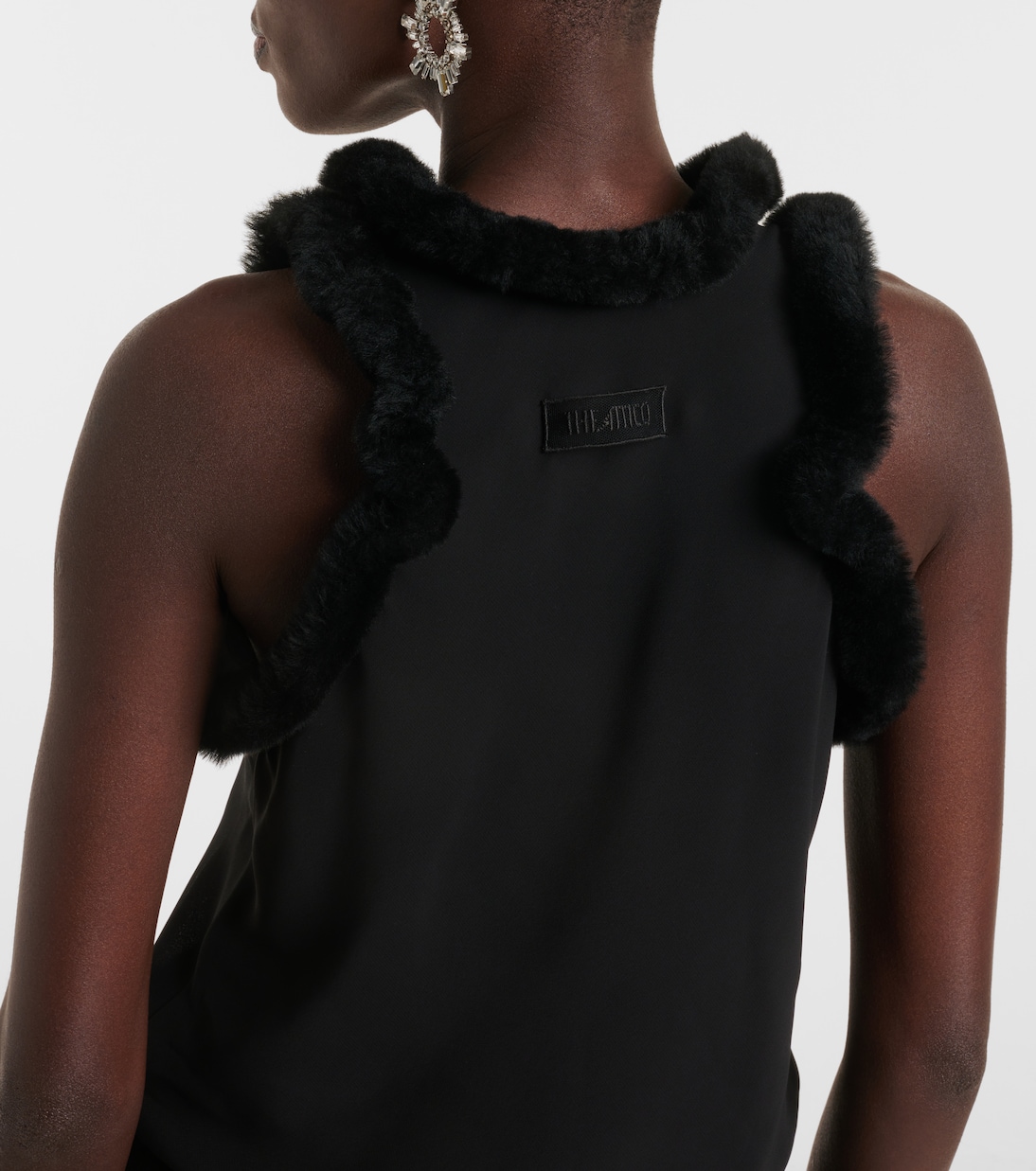 Midikleid mit Faux Fur | The Attico