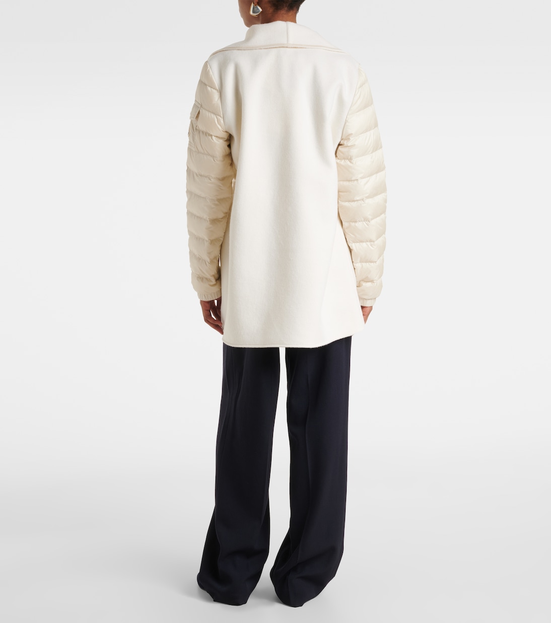 Mantella imbottita in feltro di misto lana | Moncler
