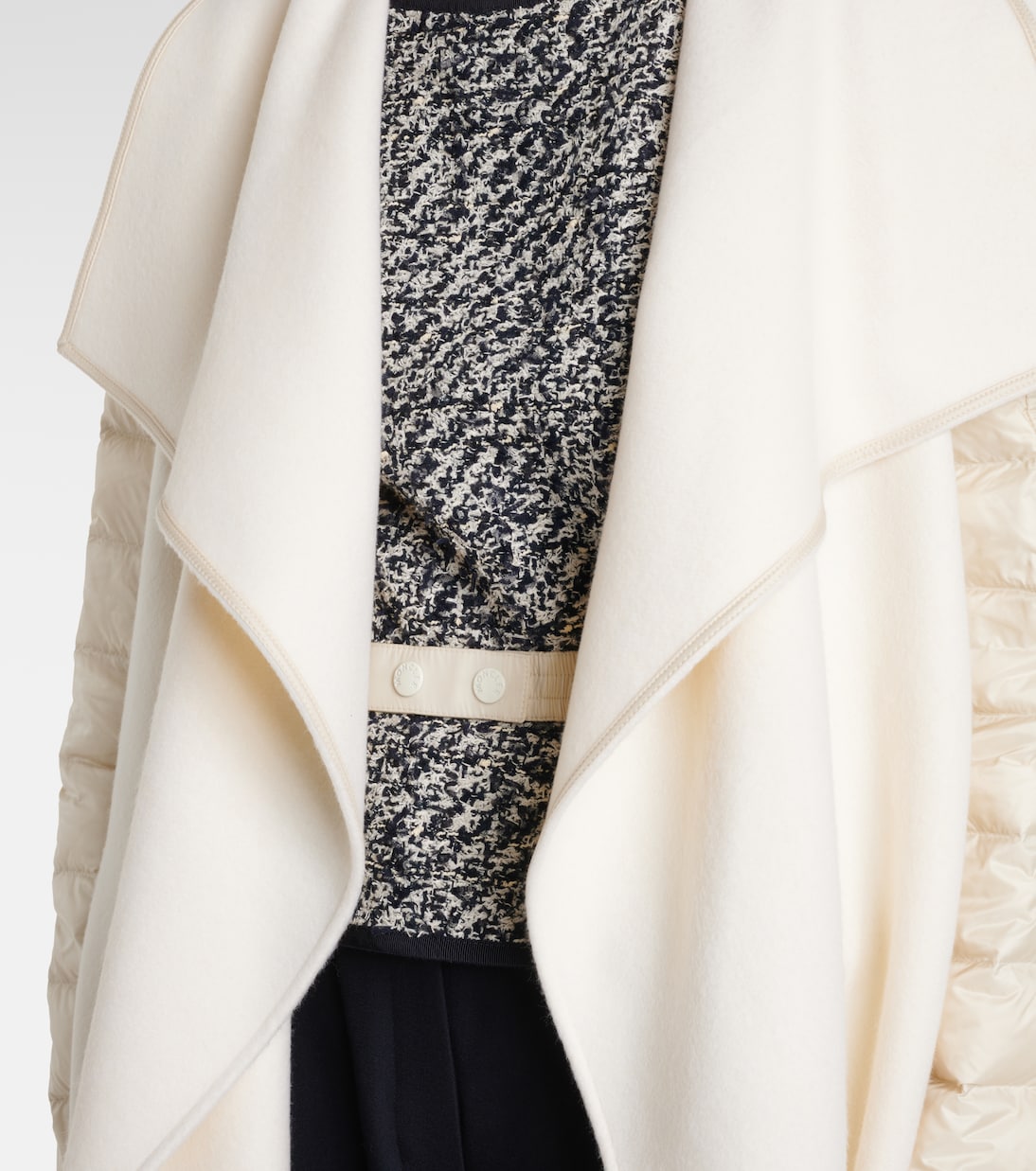 Mantella imbottita in feltro di misto lana | Moncler