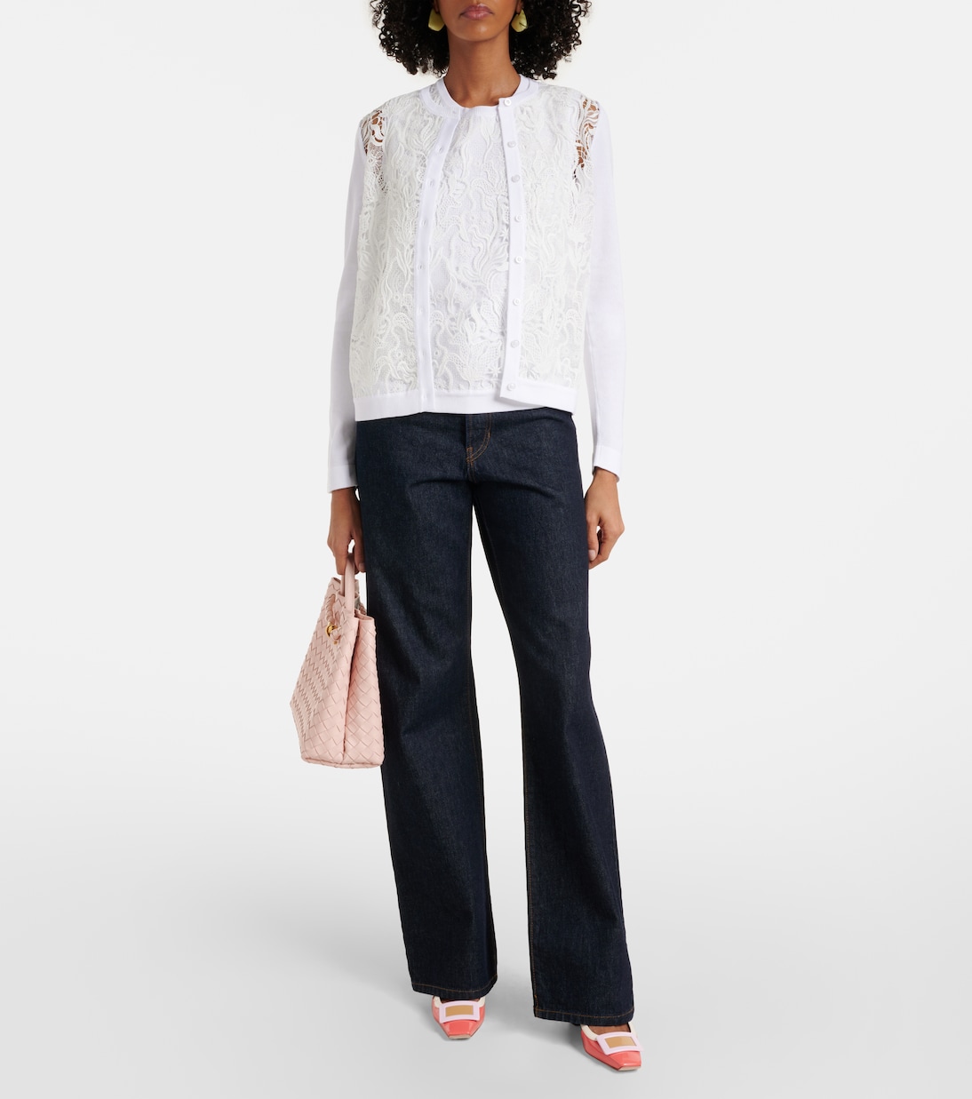 Cardigan in pizzo | Oscar de la Renta