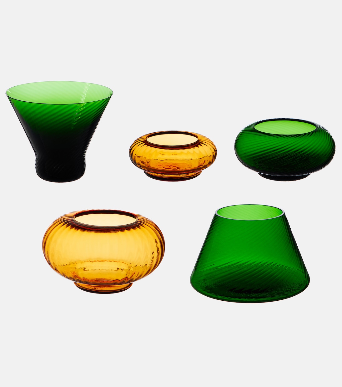 Issey set of 5 Murano glass bowls | NasonMoretti