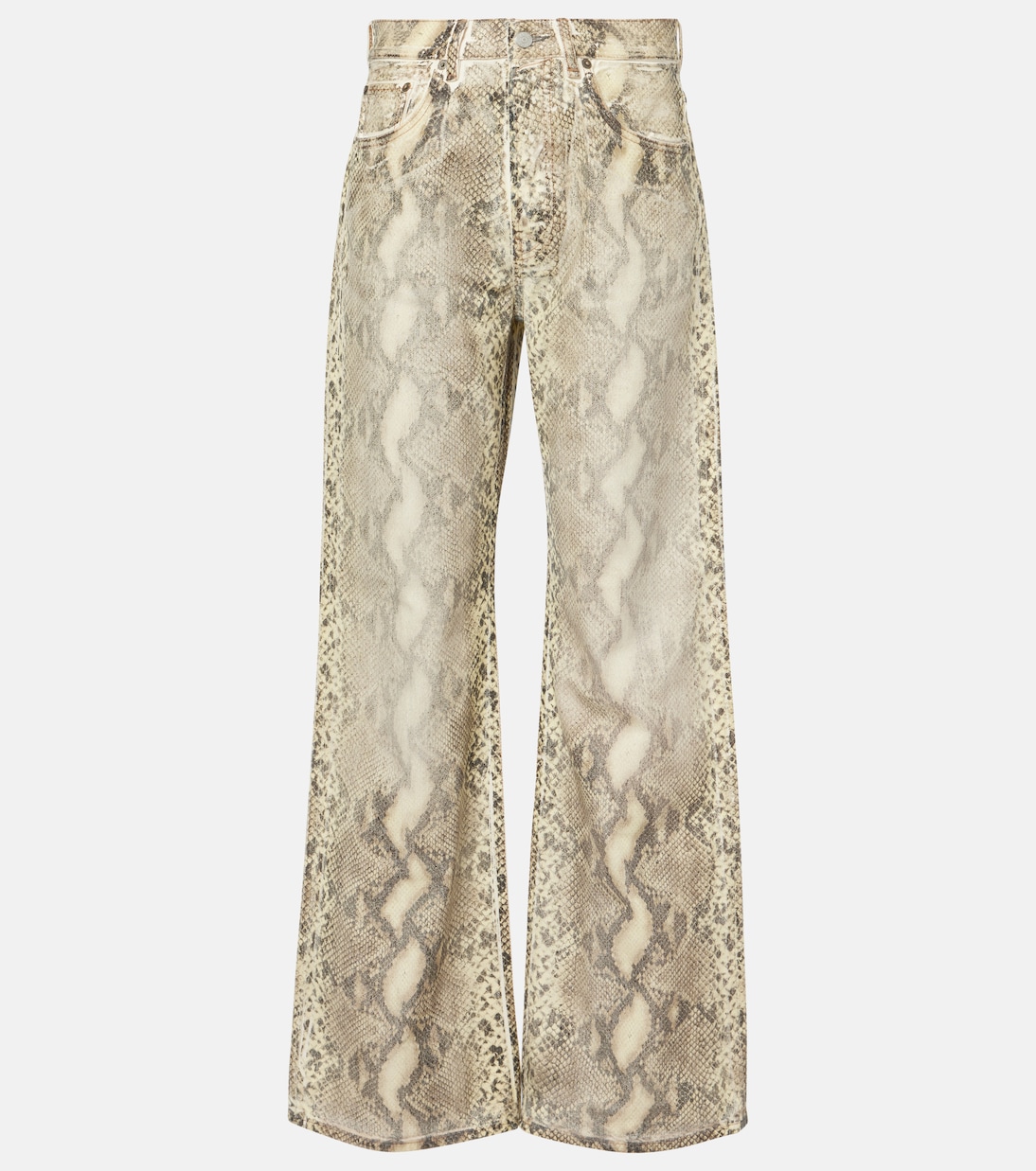 Jeans a gamba larga e vita media | Acne Studios