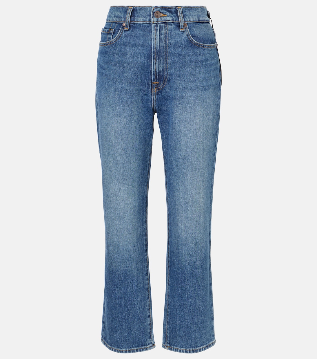 Jeans regular Logan Stovepipe a vita alta | 7 For All Mankind