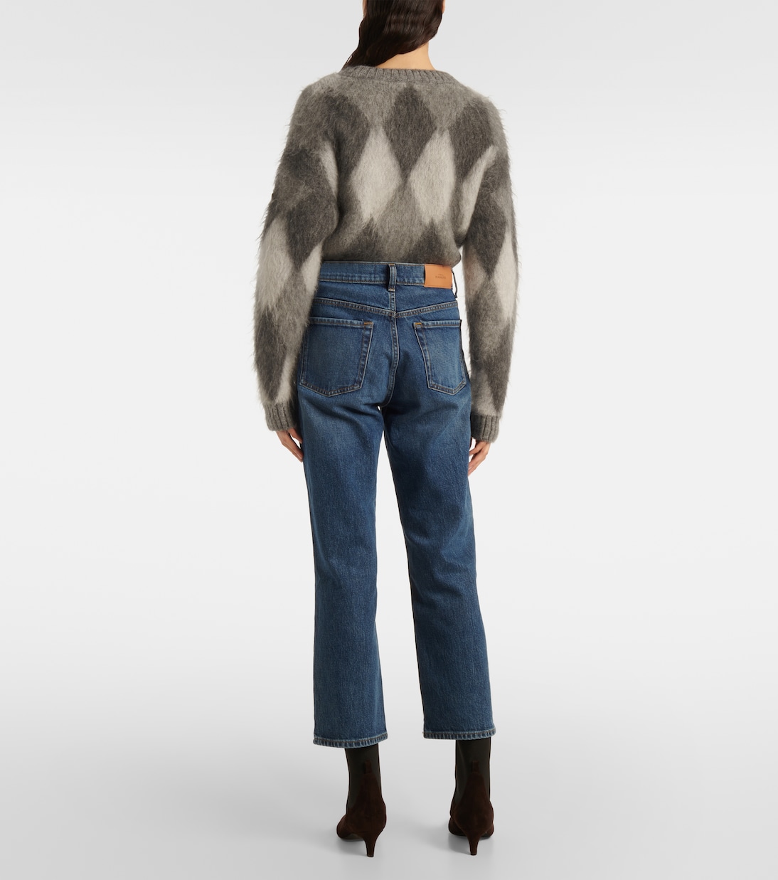 Jeans regular Logan Stovepipe a vita alta | 7 For All Mankind