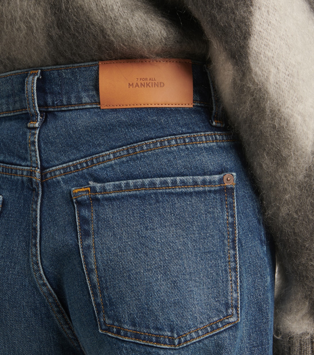 Jeans regular Logan Stovepipe a vita alta | 7 For All Mankind