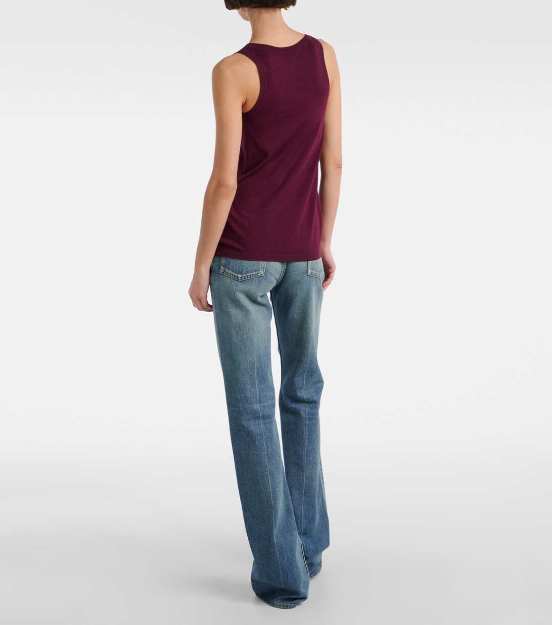 Tank top in lana | Saint Laurent