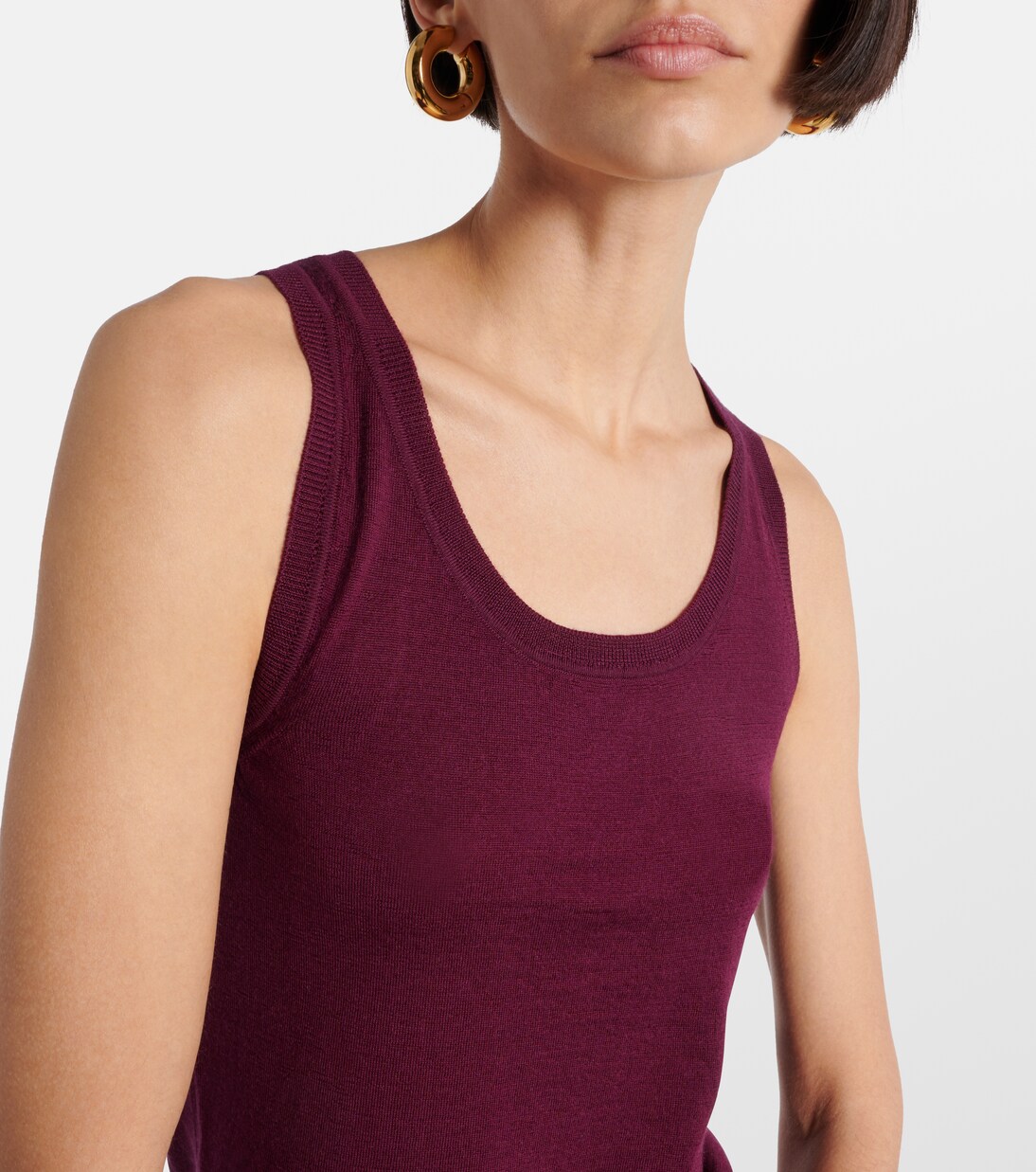 Tank top in lana | Saint Laurent