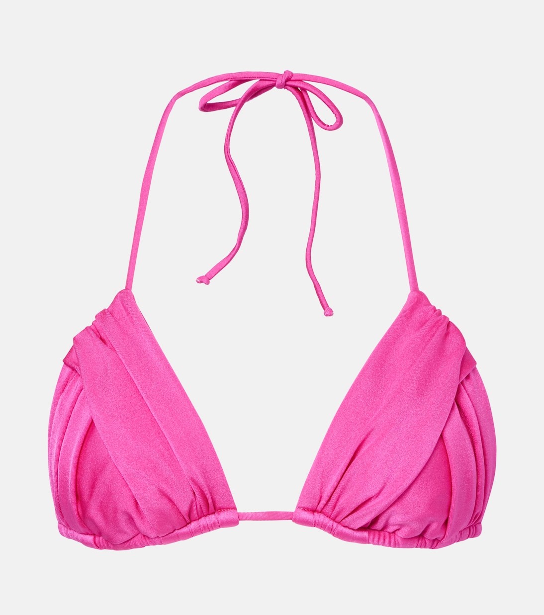 Top de bikini triangular Jasmin fruncido | Bananhot