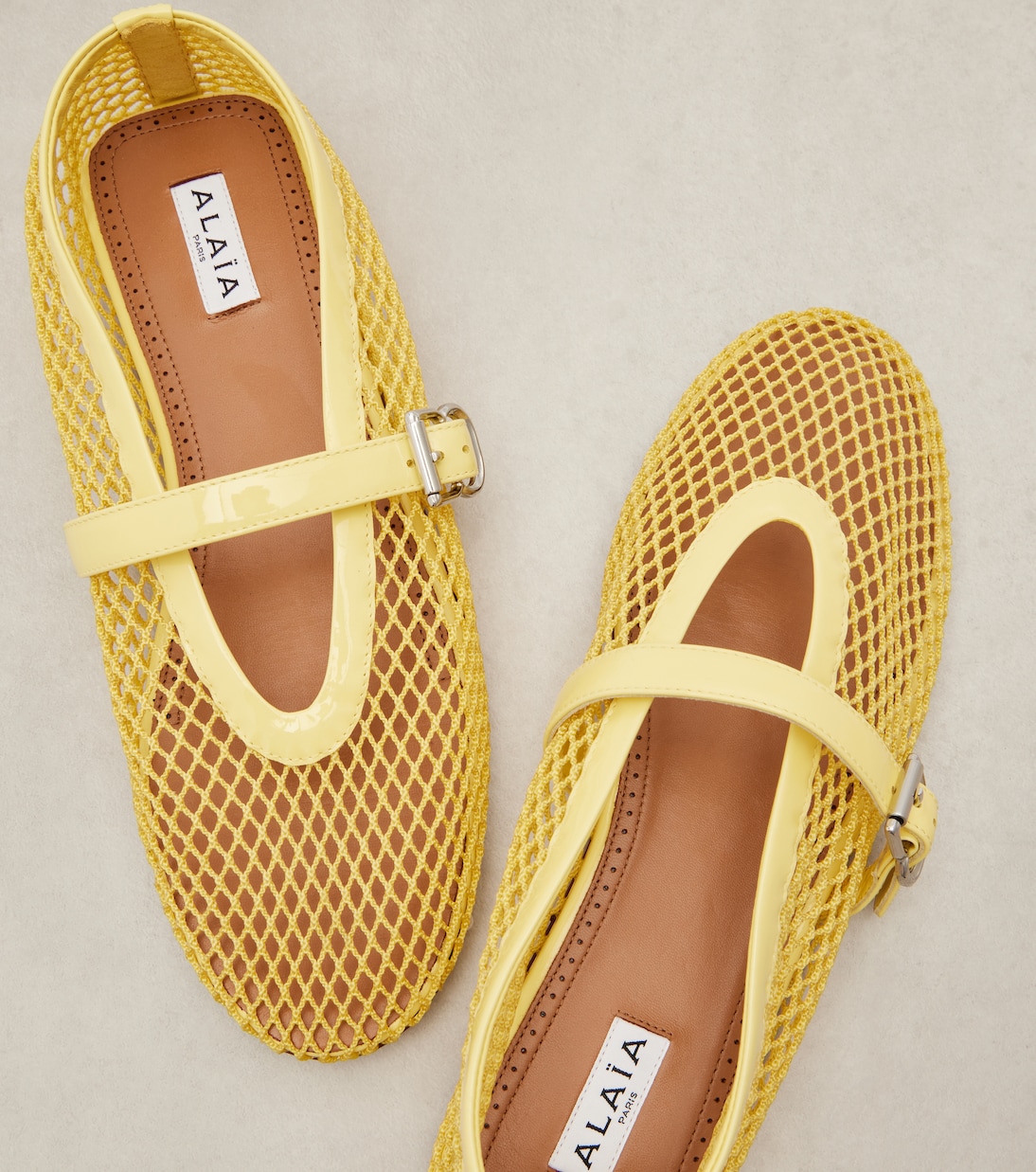 Fishnet ballet flats | Alaïa