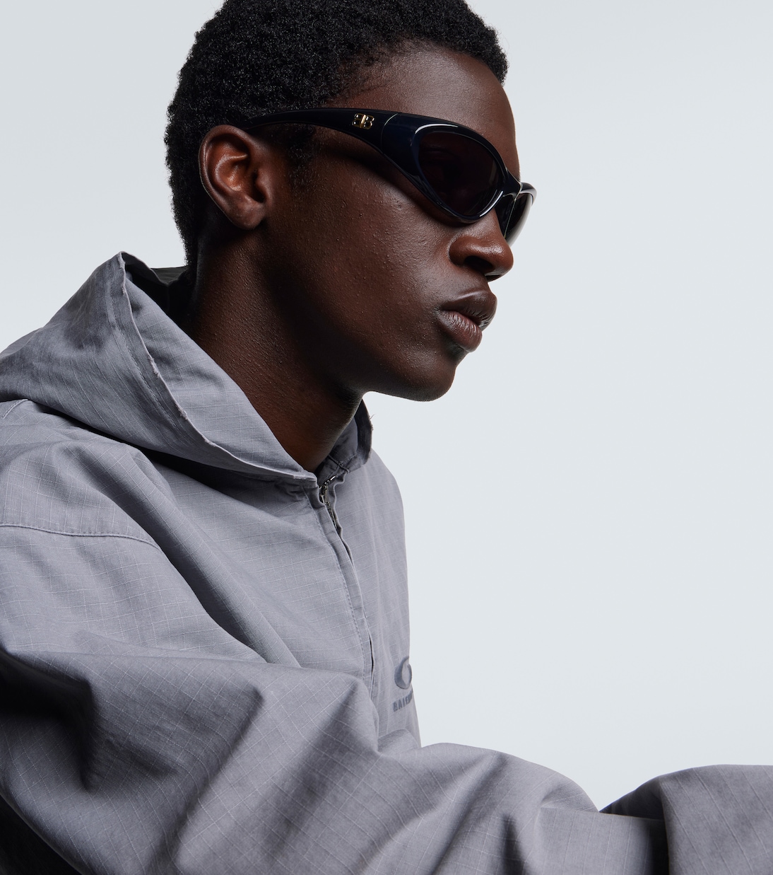 Ovale Sonnenbrille Sporty B Round AF | Balenciaga