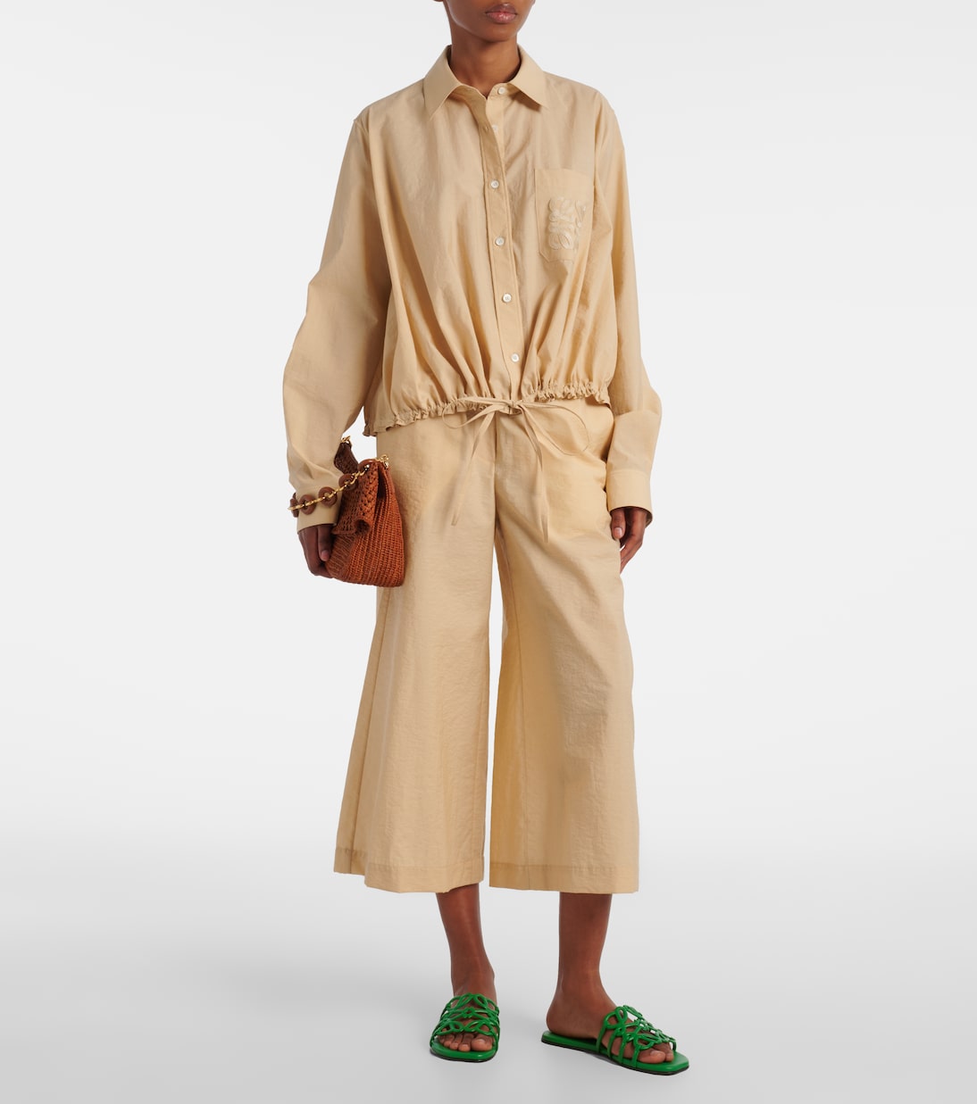 Jupe-culotte Paula's Ibiza en coton mélangé | Loewe