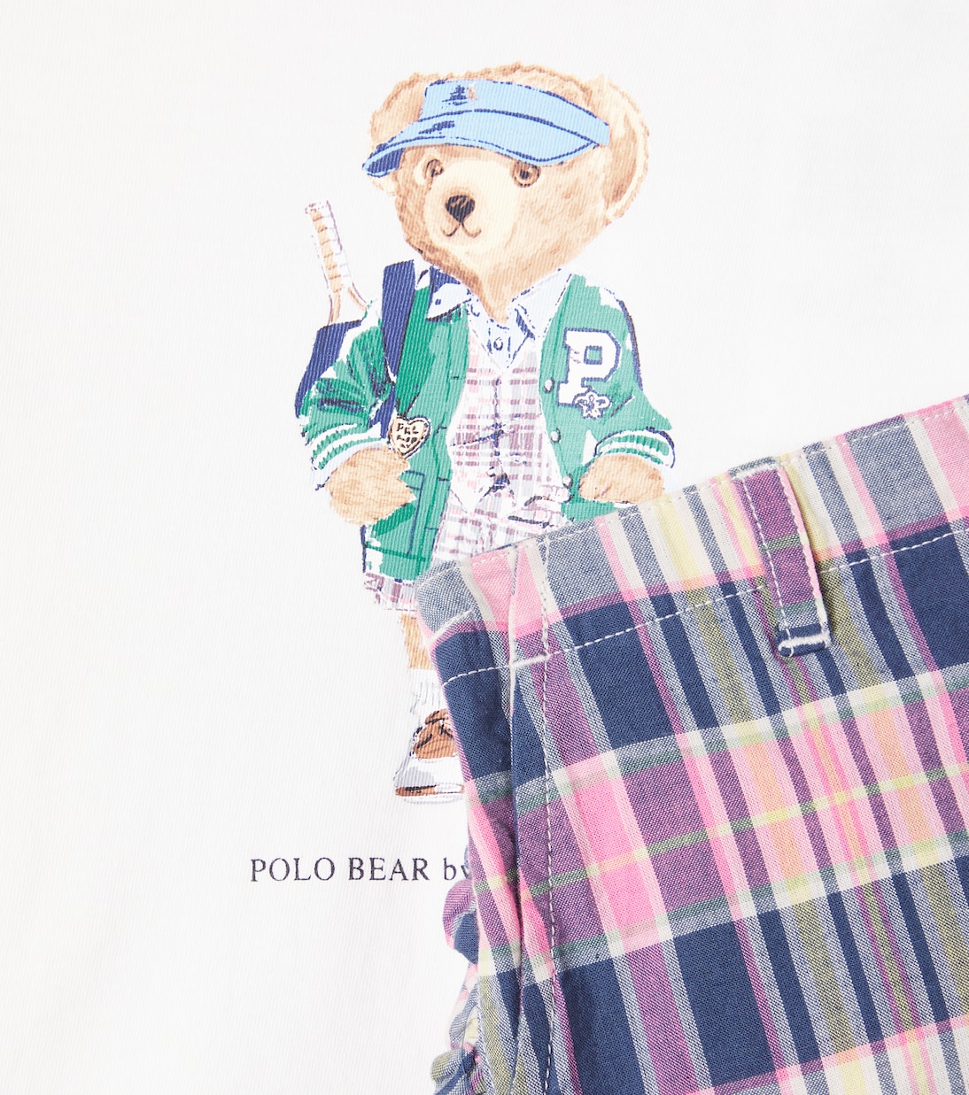Baby Polo Bear cotton T-shirt and shorts set | Polo Ralph Lauren Kids