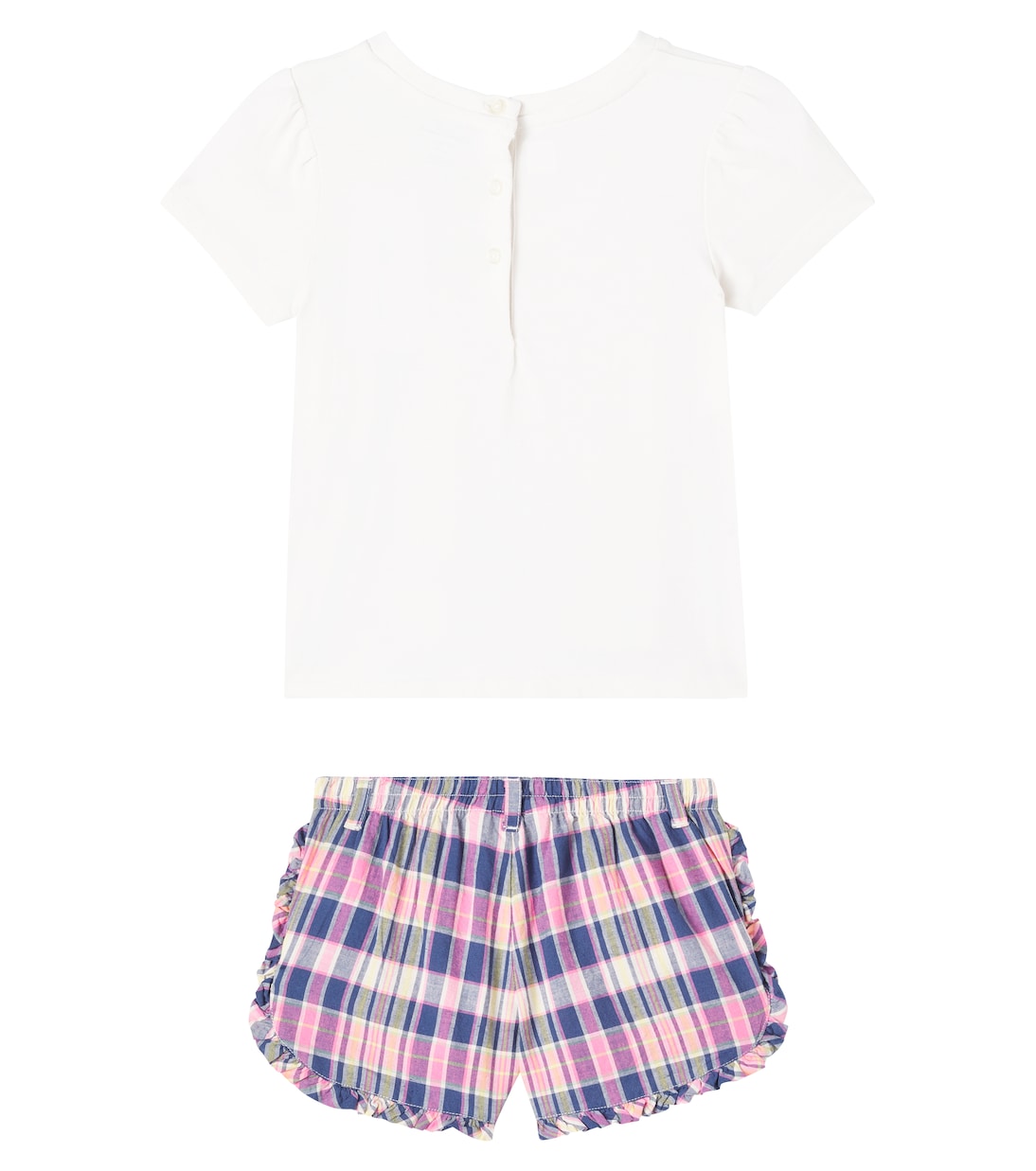 Baby Polo Bear cotton T-shirt and shorts set | Polo Ralph Lauren Kids