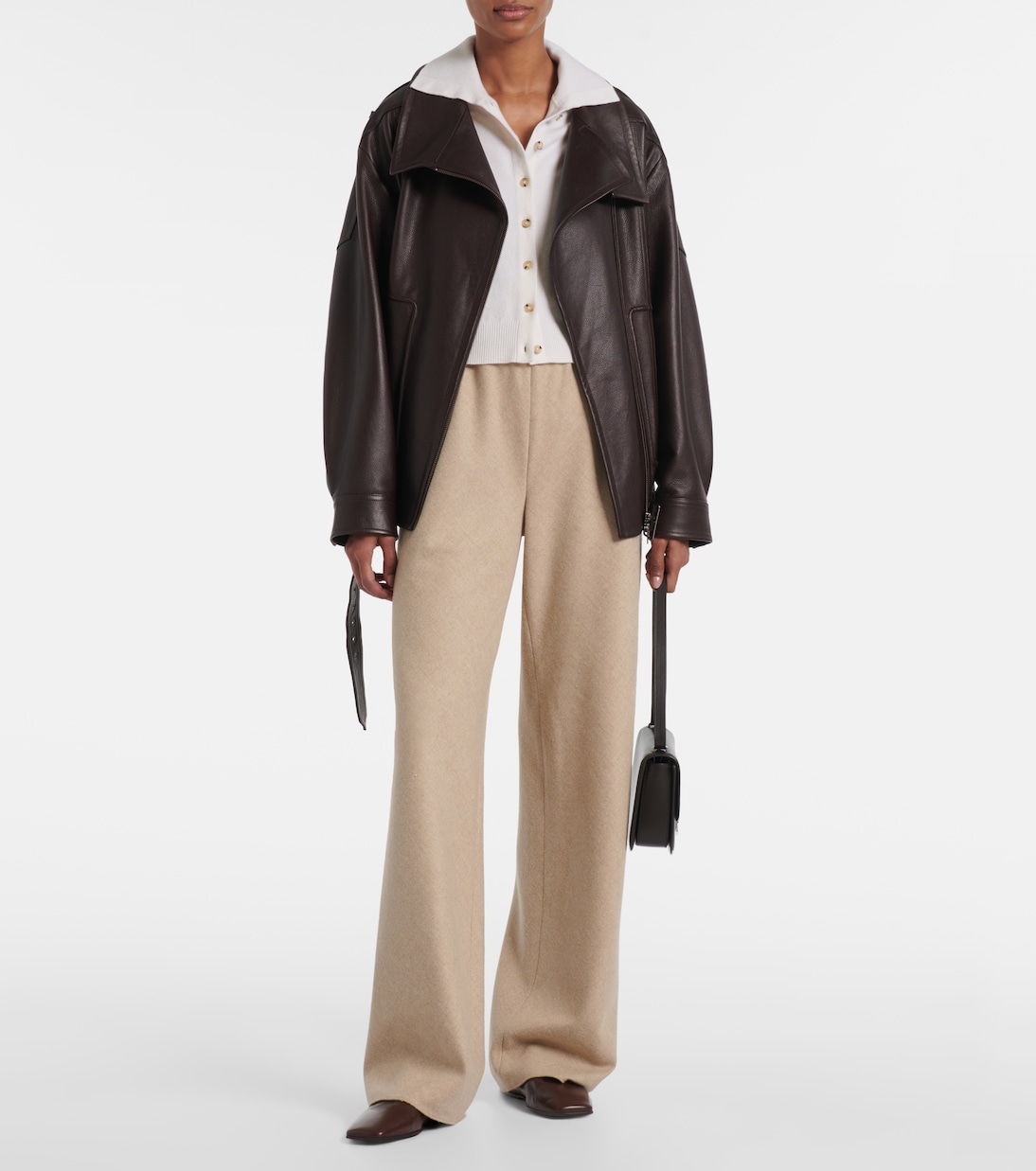 High-rise wide-leg pants | Vince