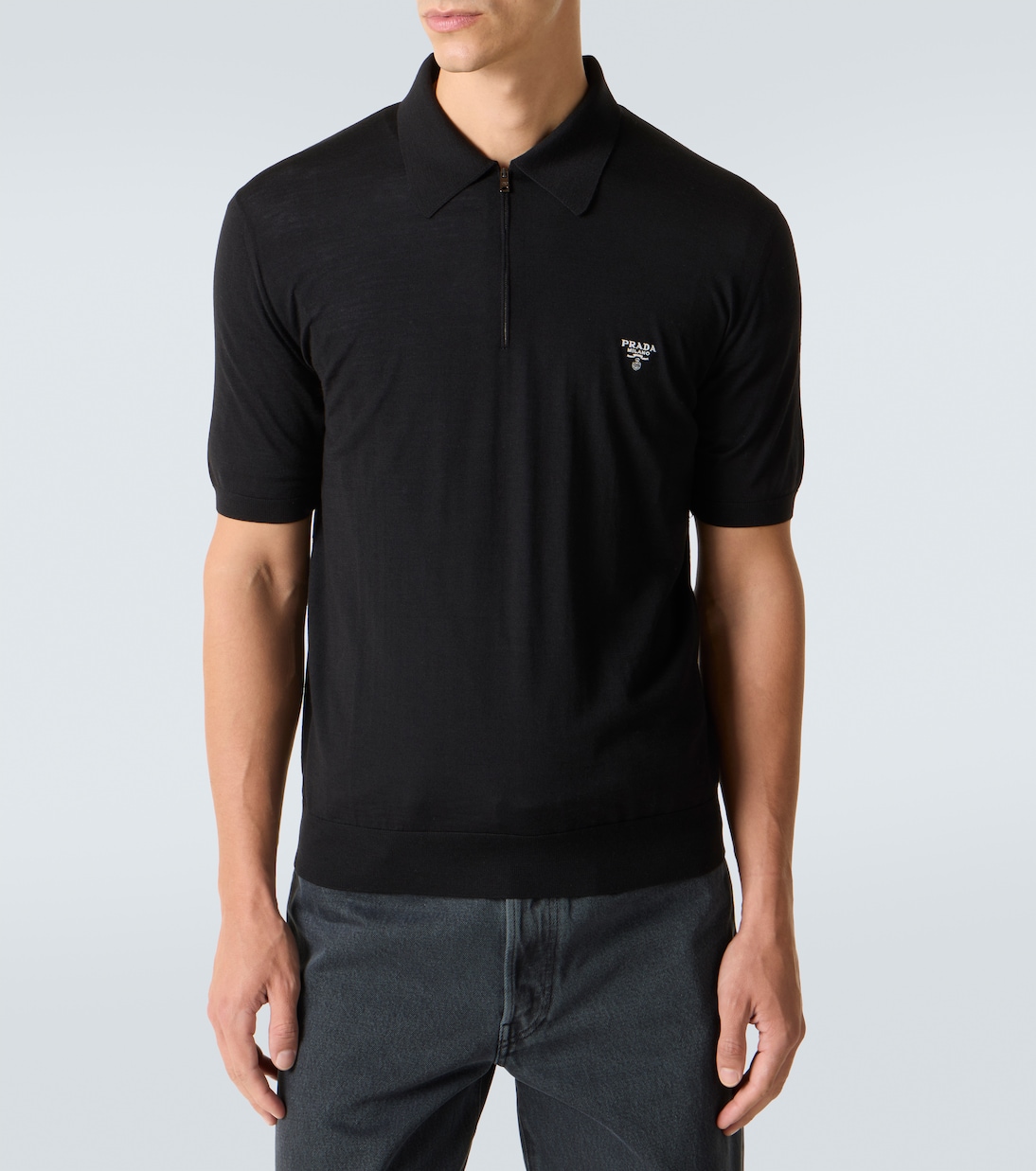 Virgin wool polo shirt | Prada