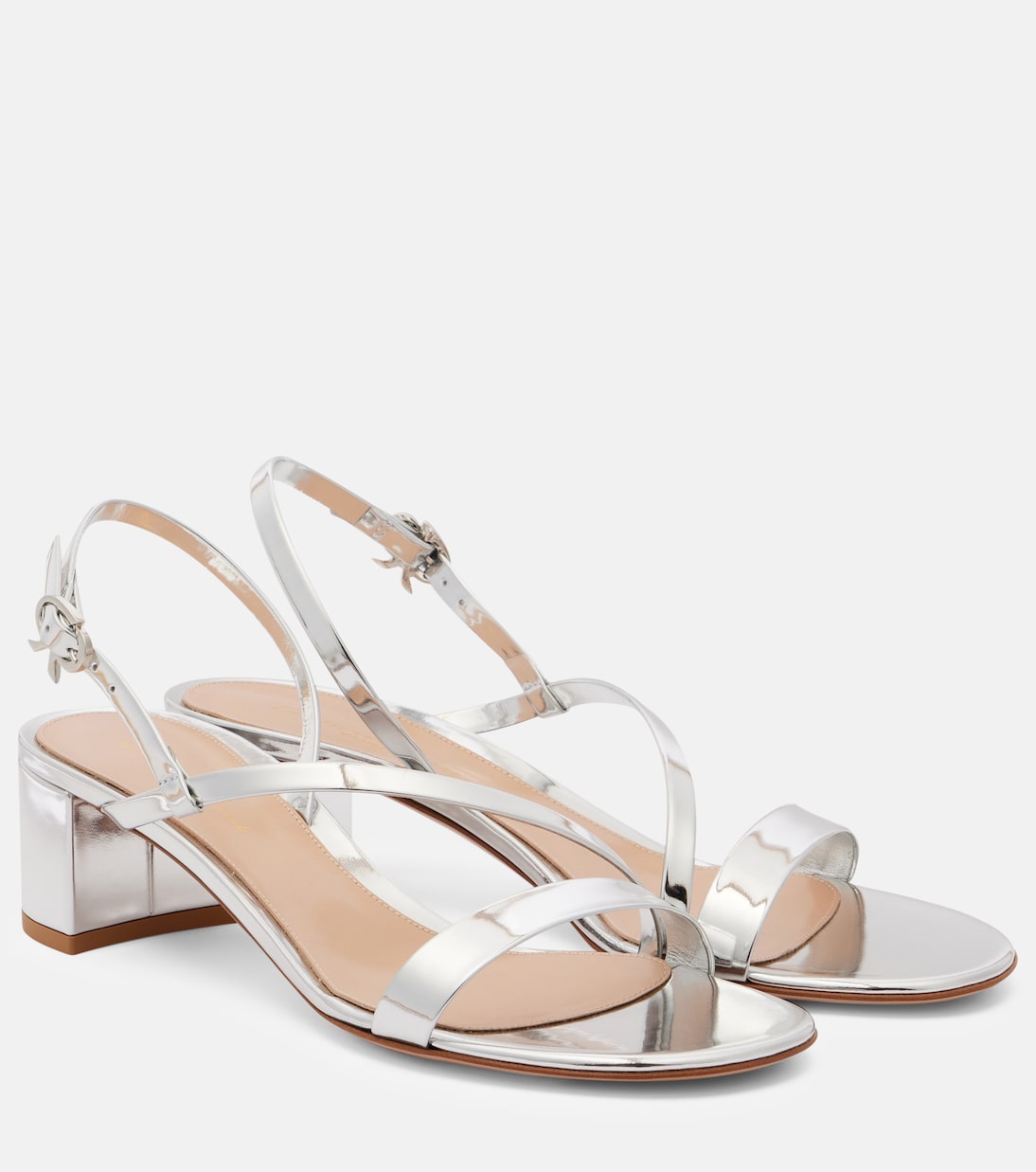 Sandali 45 in pelle metallizzata | Gianvito Rossi