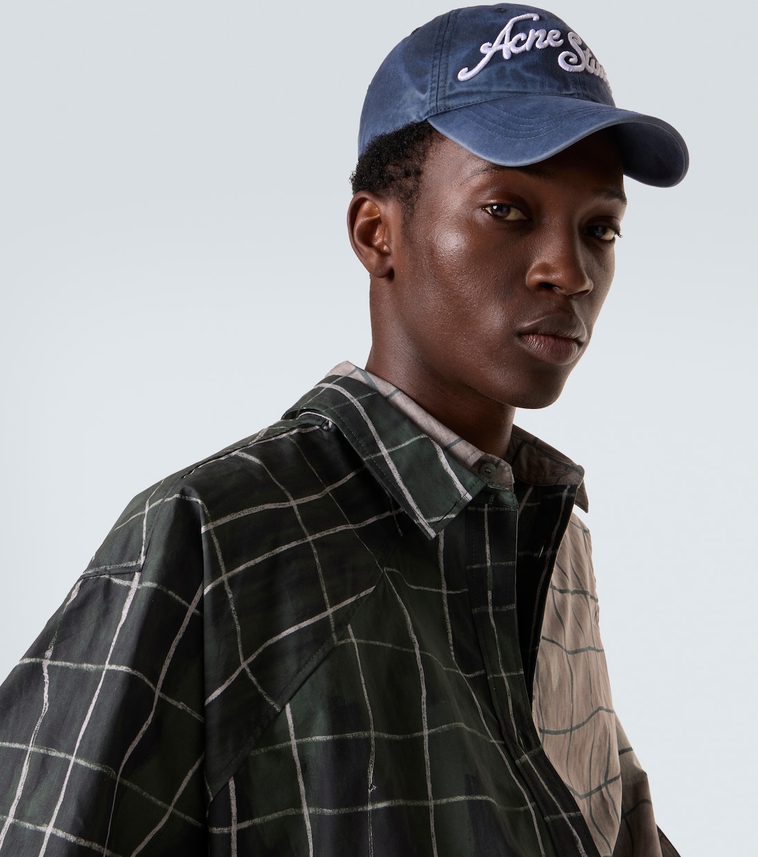 Casquette en sergé de coton à logo | Acne Studios