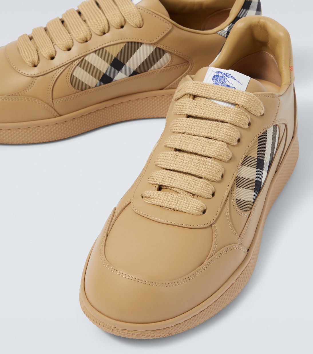 Sneakers Burberry Check aus Leder | Burberry